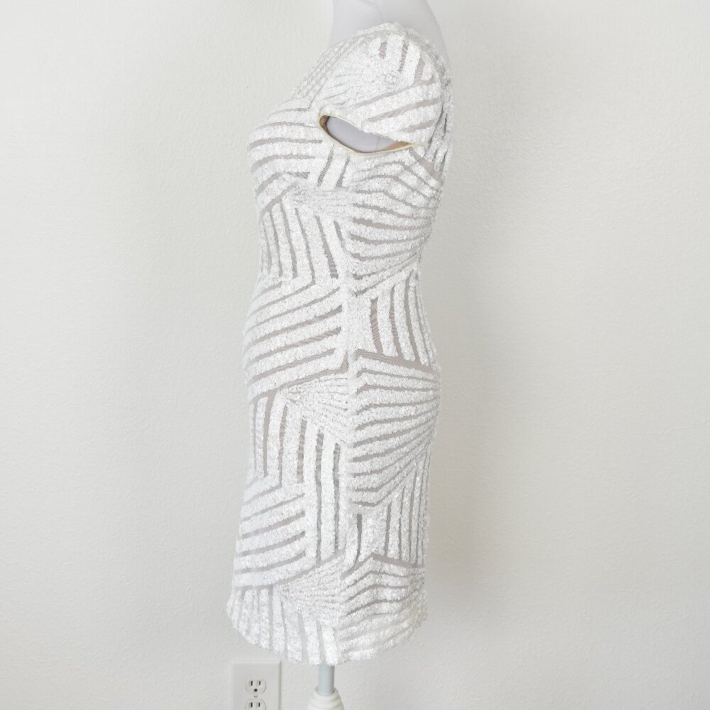 Dress the Population Tabitha Cap Sleeve Sequin Dress - M - Picture 6 of 11